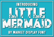 Little Mermaid Font Poster 1