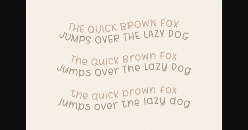 Little Rabbit Font Poster 9