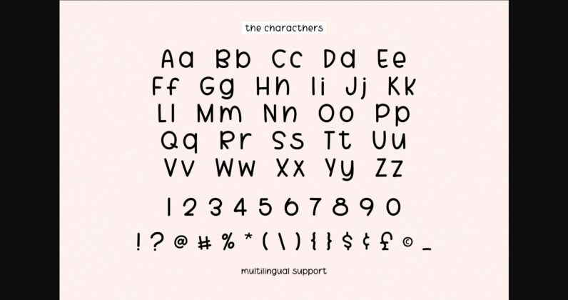 Little Rabbit Font Poster 11