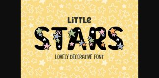 Little Stars Font Poster 1