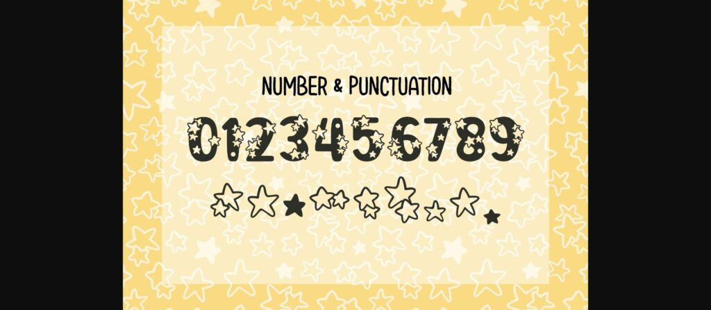Little Stars Font Poster 5