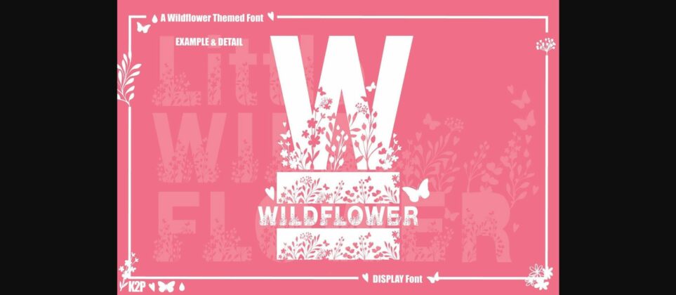 Little Wildflower Font Poster 10