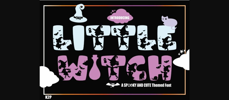 Little Witch Font Poster 3
