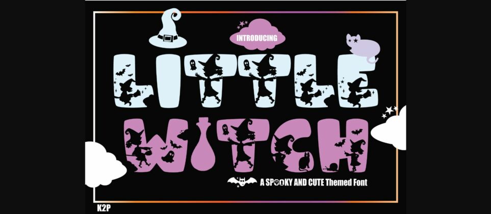 Little Witch Font Poster 1