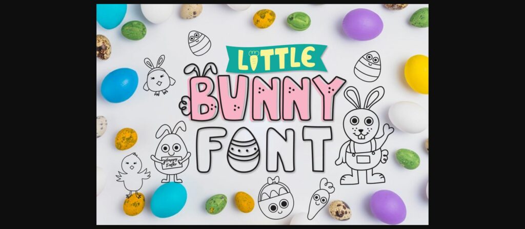 Little Bunny Font Poster 1