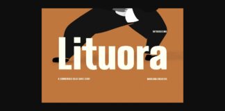 Lituora Font Poster 1