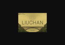 Liuchan Font Poster 1