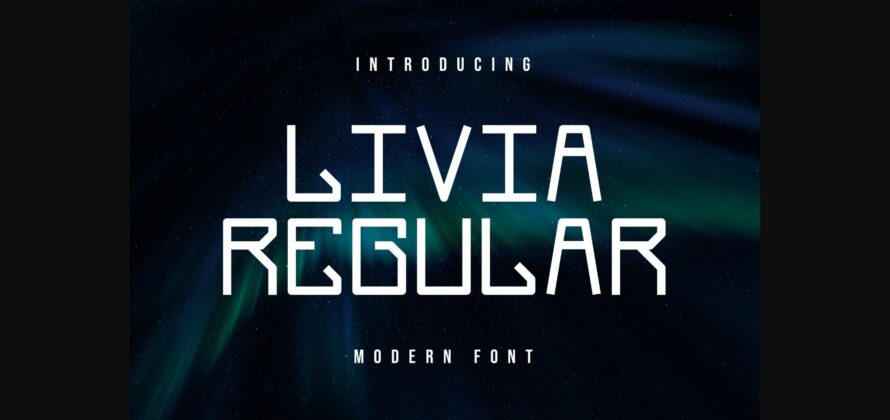 Livia Font Poster 3
