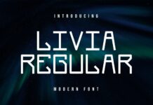 Livia Font Poster 1