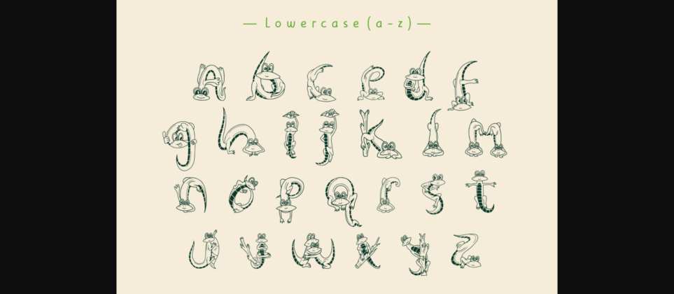 Lizact Font Poster 6