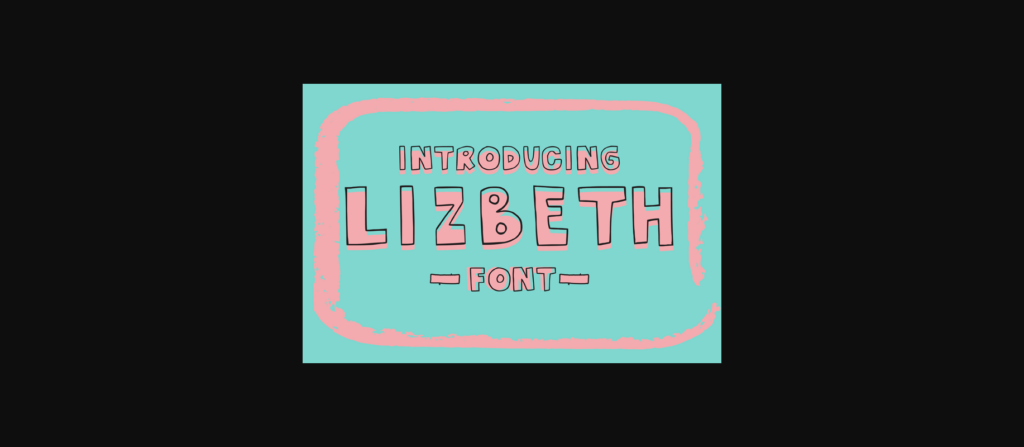 Lizbeth Font Poster 3