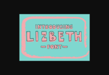 Lizbeth Font Poster 1