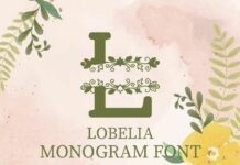 Lobelia Font Poster 1