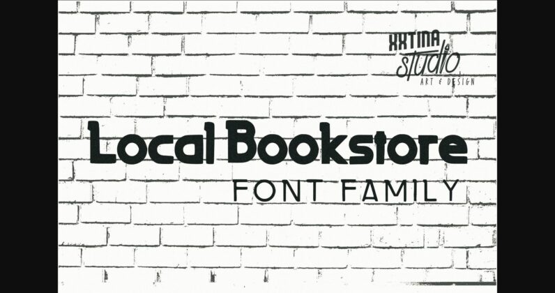 Local Bookstore Font Poster 3