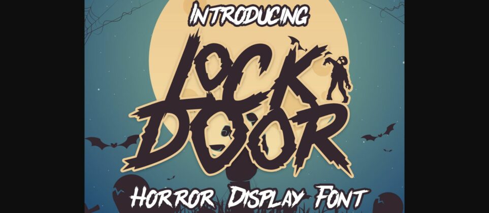 Lockdoor Font Poster 3