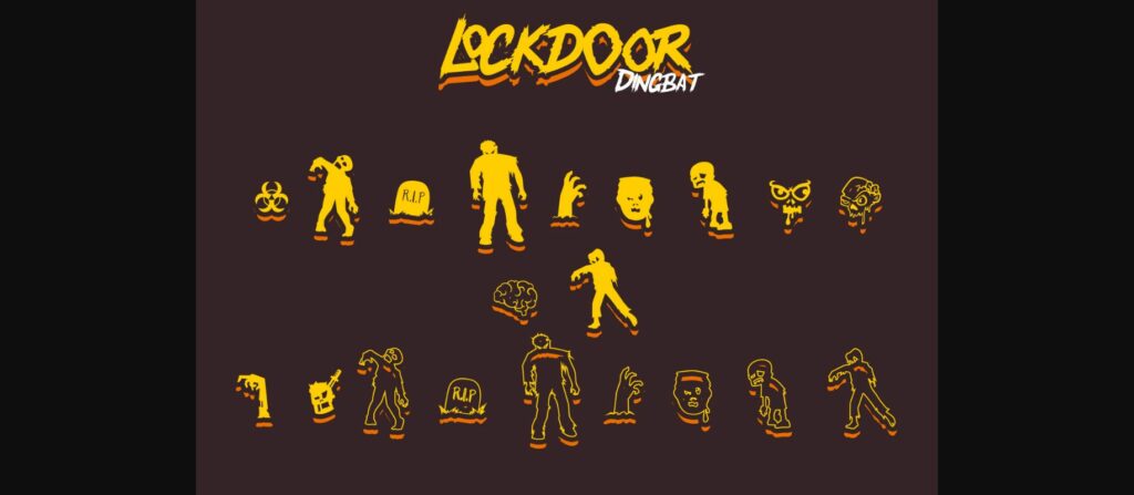 Lockdoor Font Poster 10