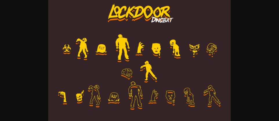 Lockdoor Font Poster 10