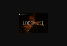 Loernull Font Poster 1