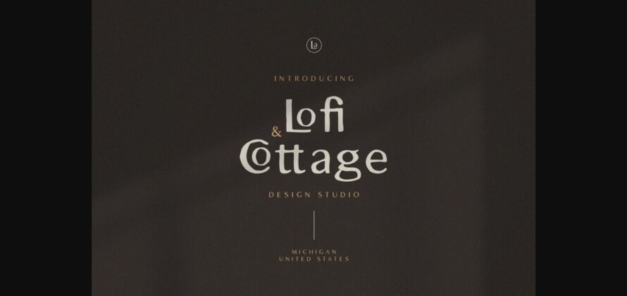 Lofi Cottage Font Poster 3