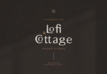 Lofi Cottage Font Poster 1