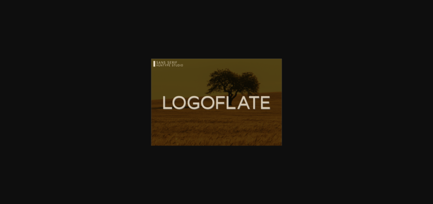 Logoflate Font Poster 3