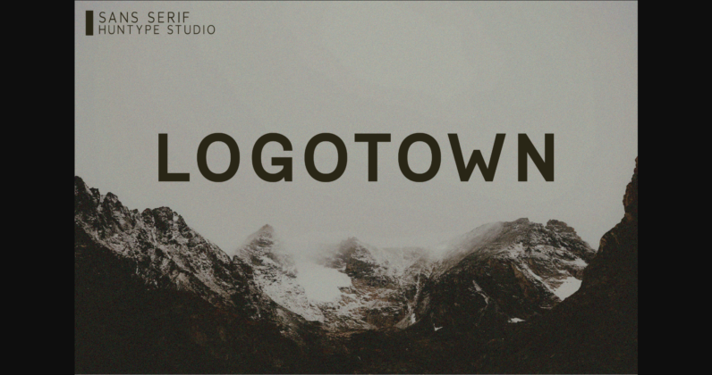 Logotown Font Poster 3