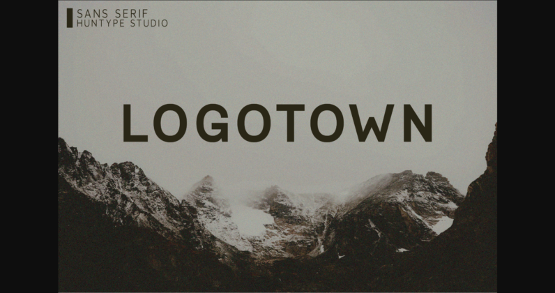 Logotown Font Poster 1