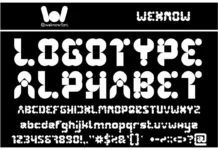 Logotype Alphabet Font Logotype Alphabet Font Poster 1