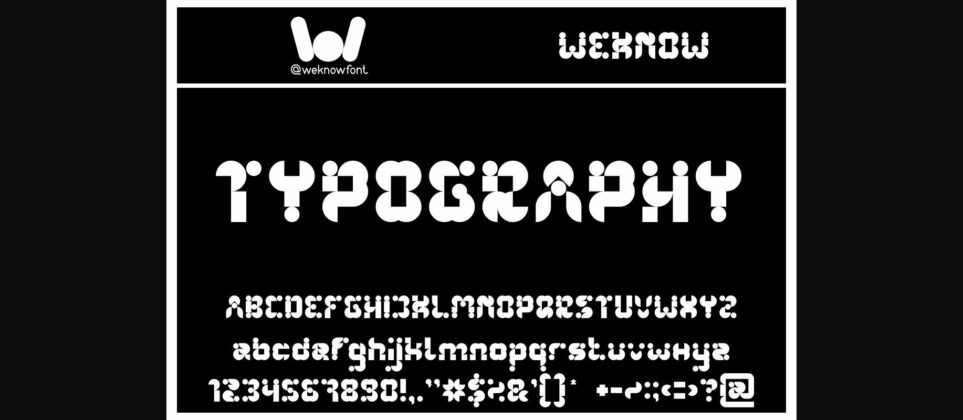 Logotype Alphabet Font Poster 5