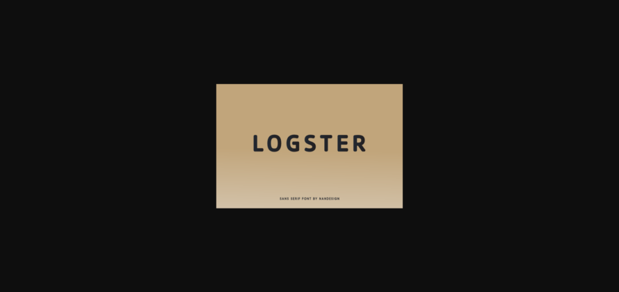 Logster Font Poster 3