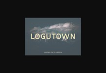 Logutown Font Poster 1