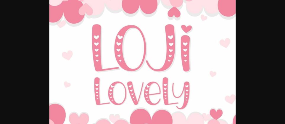Loji Lovely Font Poster 3