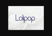 Lolipop Font Poster 1