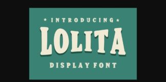 Lolita Font Poster 1