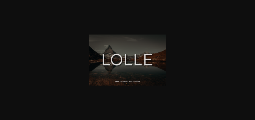 Lolle Font Poster 3