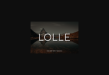 Lolle Font Poster 1