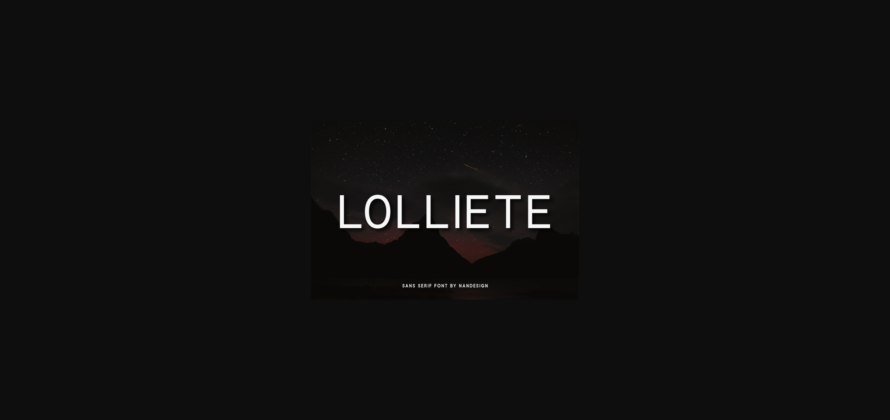 Lolliete Font Poster 3