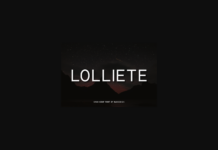 Lolliete Font Poster 1