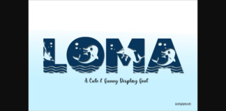 Loma Font Poster 1