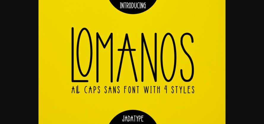 Lomanos Font Poster 3