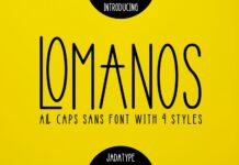 Lomanos Font Poster 1