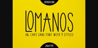 Lomanos Font Poster 1