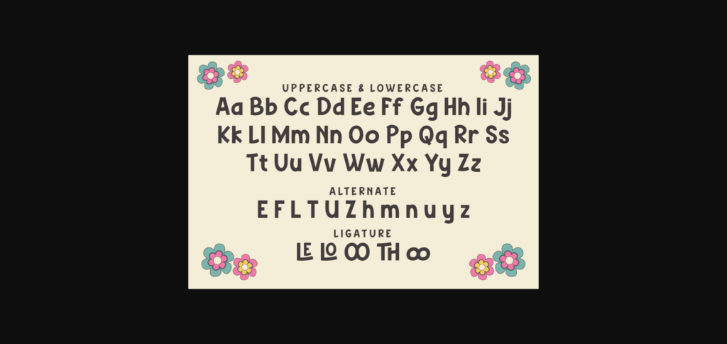 Lonarue Font Poster 10