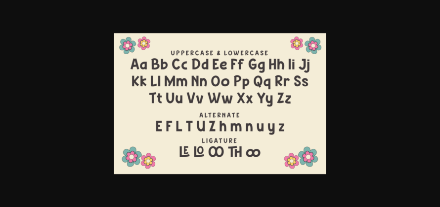 Lonarue Font Poster 10