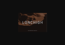Lonchigh Font Poster 1