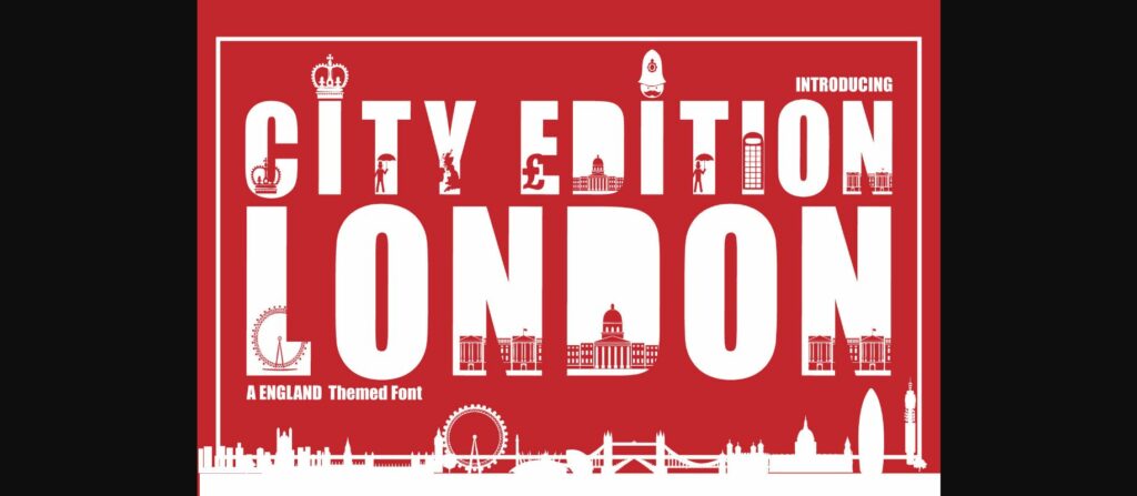 London City Edition Font Poster 1