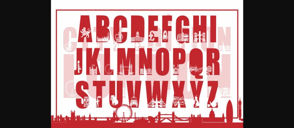 London City Edition Font Poster 4