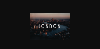 London Font Poster 1