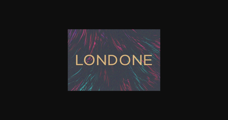 Londone Font Poster 3