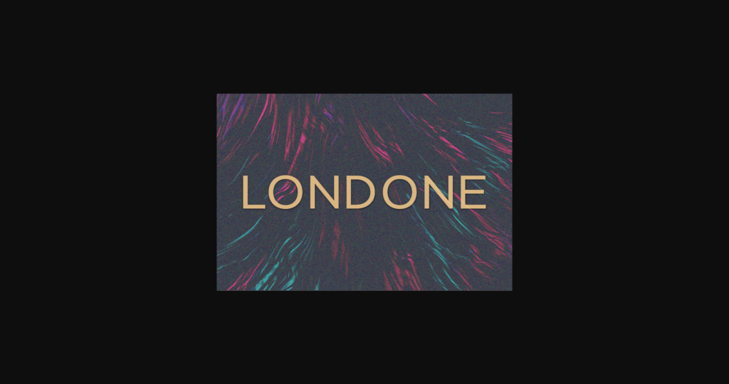 Londone Font Poster 1